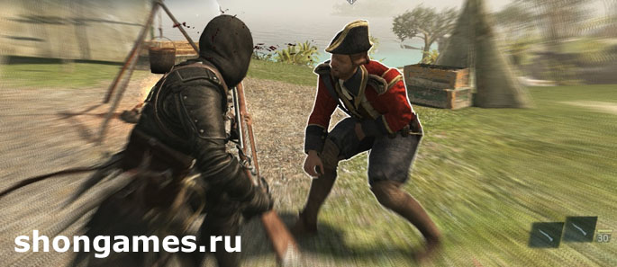 Обезоруживание стражи и убийство в Assassins Creed 4: Black Flag