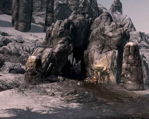 Вход в Забытую пещеру в TES 5: Skyrim
