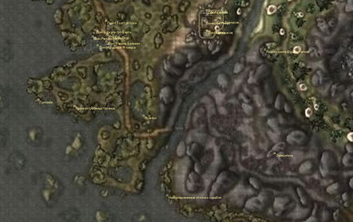 Окрестности Хла Оуд в TES III: Morrowind