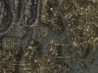 Восточные окрестности Молаг Мара в TES 3:  Morrowind