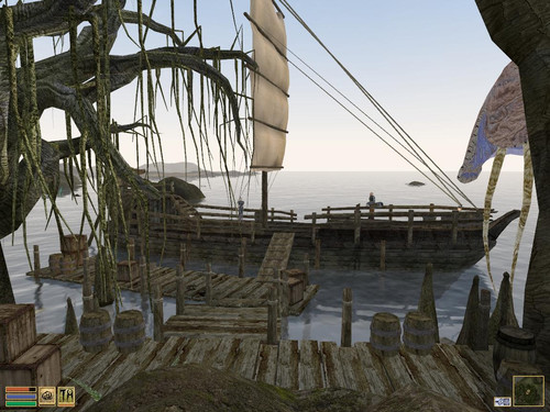 Корабль Гритвейк в TES 3: Morrowind