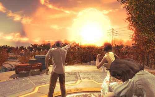Ядерный взрыв в Fallout 4